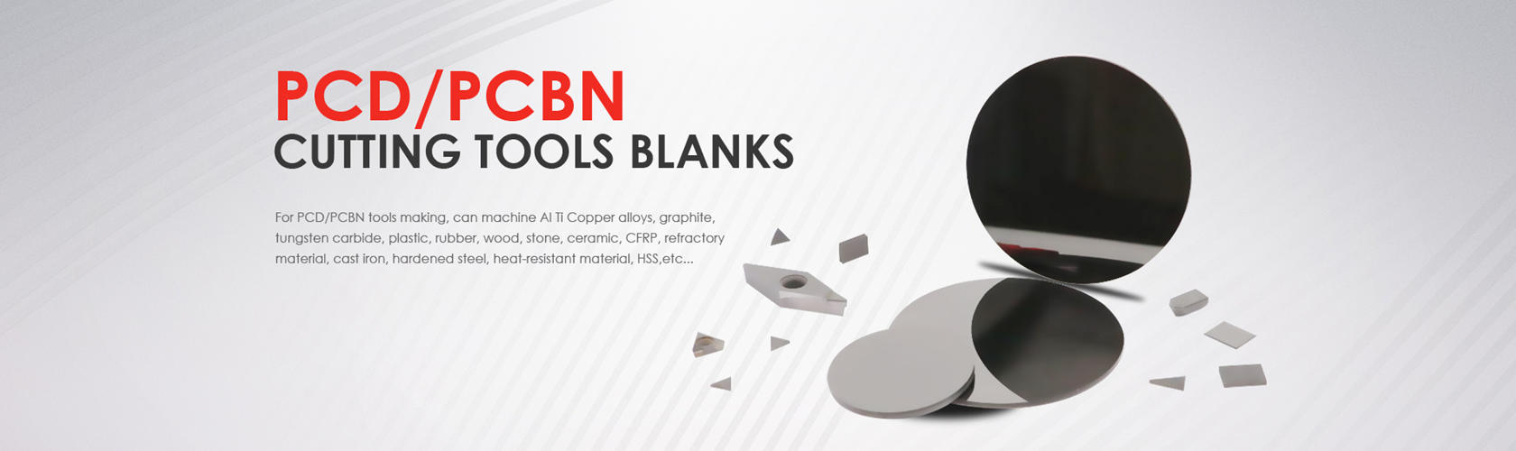 PCD/PCBN blanks for cutting tools