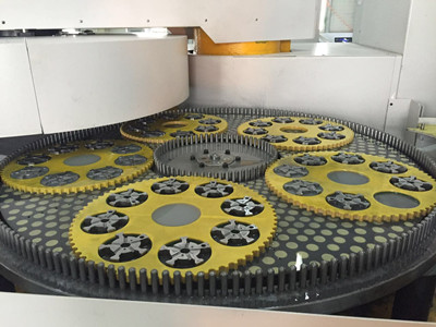 Double-sided flat honing wheels 