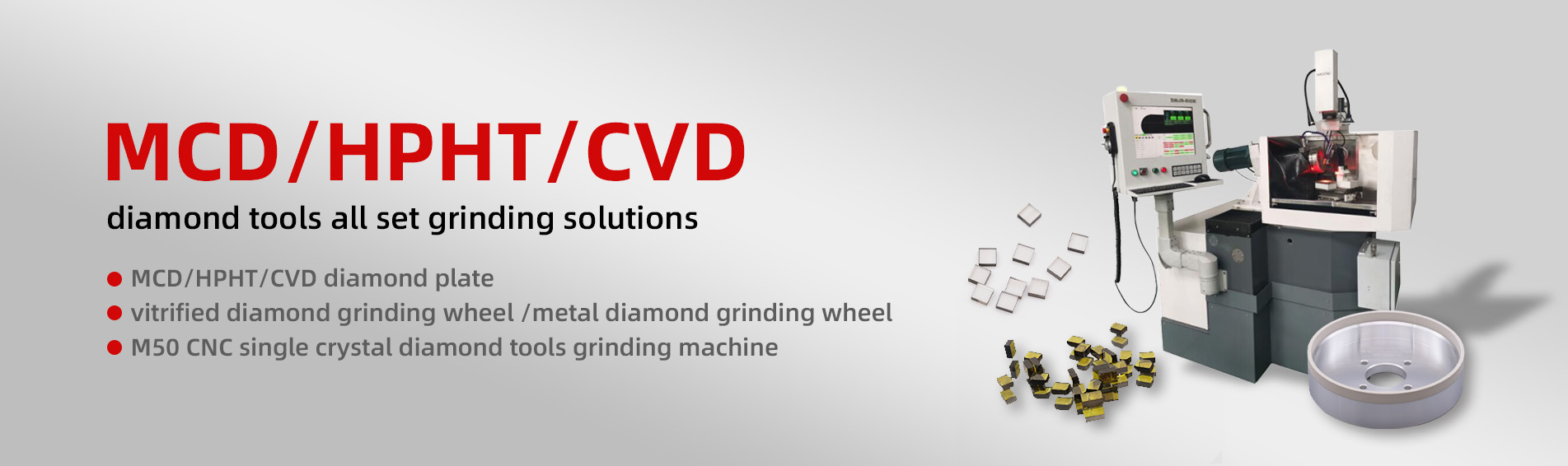 MCD cutting tools grinding solutions 
