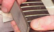 Diamond Frets files for processing guitar frets