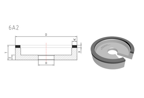 6A2 grinding wheel