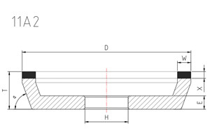 metal diamond cup wheel for pcd grinding