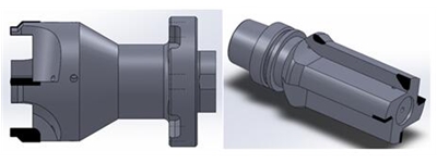 Polycrystalline diamond (PCD) tool for automotive piston