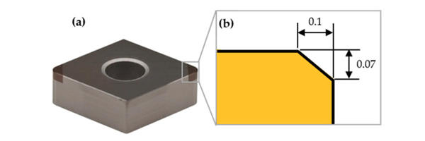 chamfer of cbn inserts