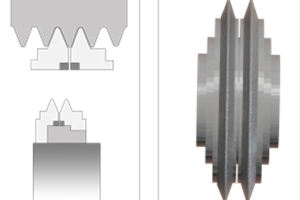 application of diamond roller