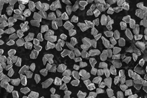 single  crystal diamond under microscope