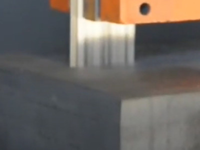 diamond band saw cut graphite