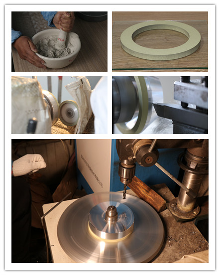 vitrified bond diamond grinding wheel procession