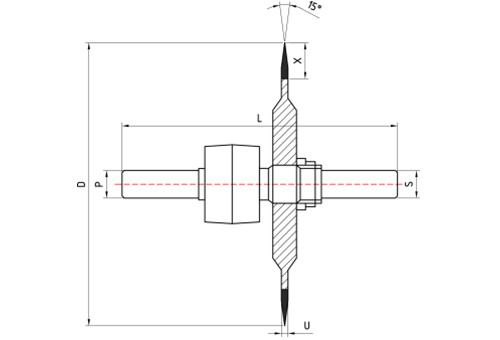 drawings of diamond grooving wheel