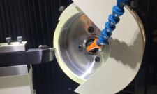 Precision grinding of super-hard abrasive wheels