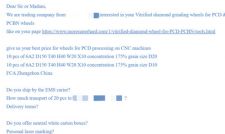 Case Sharing-How moresuperhard help customer solve PCD grinding problems?